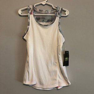Athletic s 6-6x white grey athletic tank NWT